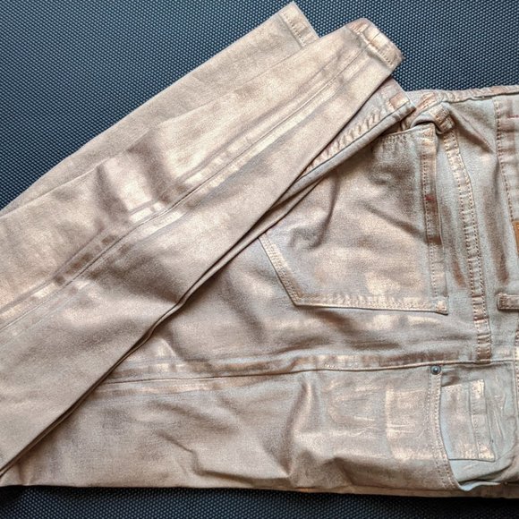 Metallic Skinny Jeans - Picture 2 of 3